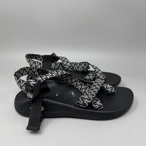 Chaco Z Boulder 2 Strappy Flat Toe Loop Comfort Sandals Black J107336 Women's 8